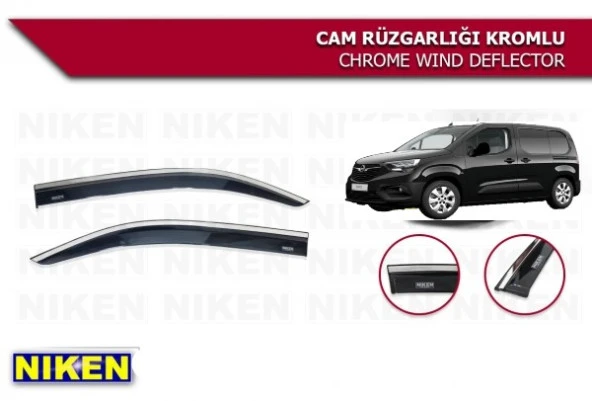 COMBO E ARACA ÖZEL ÖN İKİLİ 2 Lİ NİKEN KROMLU CAM RÜZGARLIĞI 2021 2022 2023 2024 2025 ürün görseli 1