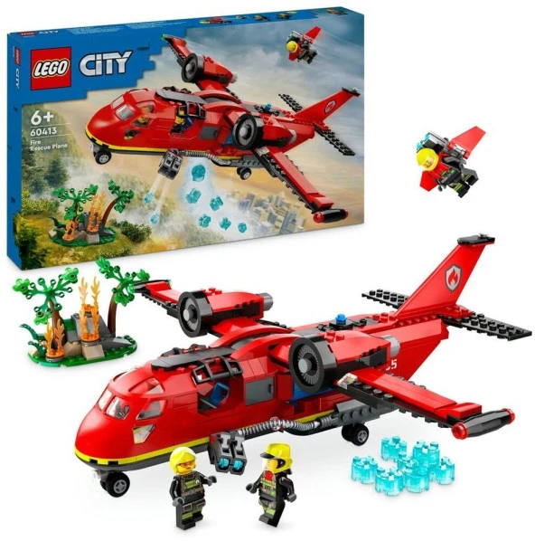 Lego City İtfaiye Kurtarma Uçağı 60413 Lisanslı Ürün ürün görseli 1