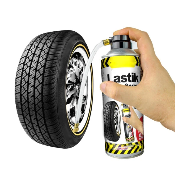 Araba Araç Otommobil Oto Teker Lastik Dublex Patlak Hava Kaçak Tamir Kiti Spreyi 400 Ml ürün görseli 1
