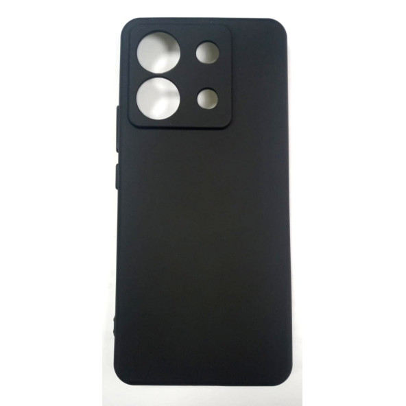 Xiaomi Redmi Note 13 Pro 4g Uyumlu Ruber Case Yumuşak Slikon Kılıf Siyah ürün görseli 1