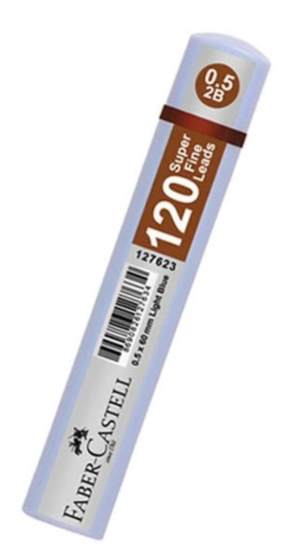 Faber-Castell Grip Min Kalem Ucu 0.5 2B 60Mm 120Li Açık Mavi ürün görseli 1