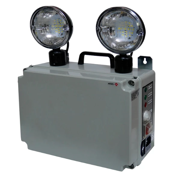 Arsel VSL-IP65-226/3 Versalite IP65 Acil Aydınlatma Armatürü Kesintide 180 Dak. Yanan 1000 Lümen ürün görseli 1