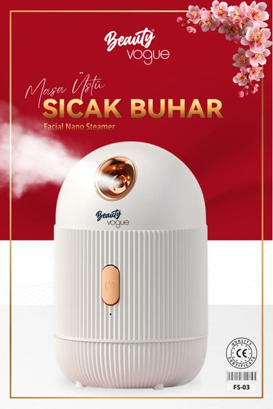 Mini Ortam Oda Hava Nemlendirici Sıcak Buhar Makinesi Cilt Bakım ürün görseli 1