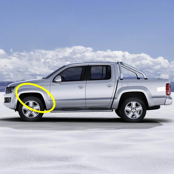 VW Amarok 2010-2012 Sol Ön Çamurluk Dodik Üst Parça 2H7853717B ürün görseli 1