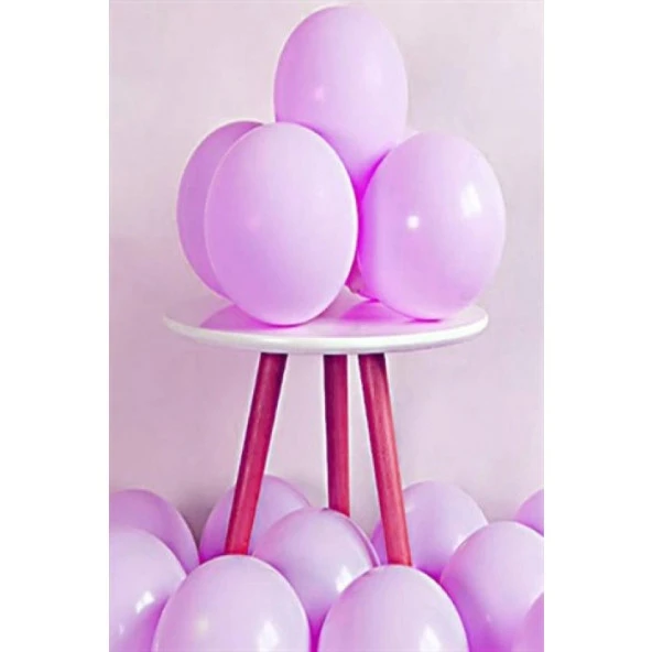 10 lu Mor Makaron Balon ürün görseli 1