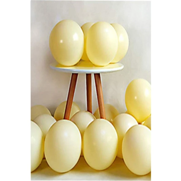 Makaron Sarı Balon 10 lu ürün görseli 1