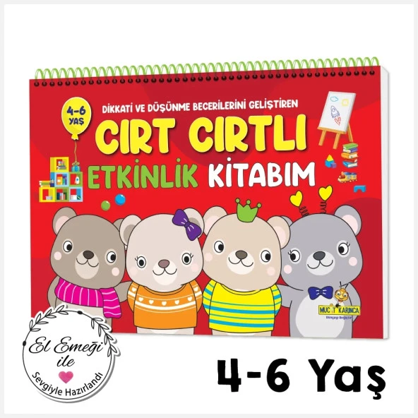 CIRT CIRTLI ETKİNLİK KİTABIM 4-6 Yaş ürün görseli 1