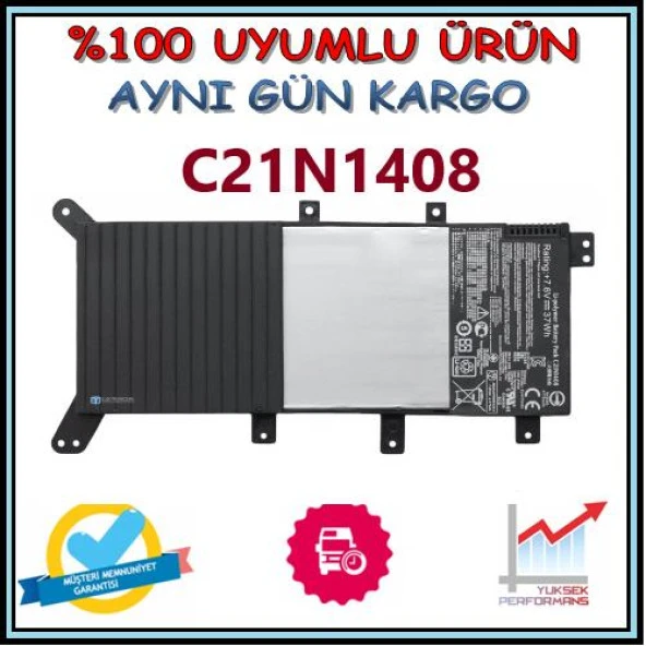 Asus K555LN-XO398D, K555LN-XO406H Batarya Pil ürün görseli 1