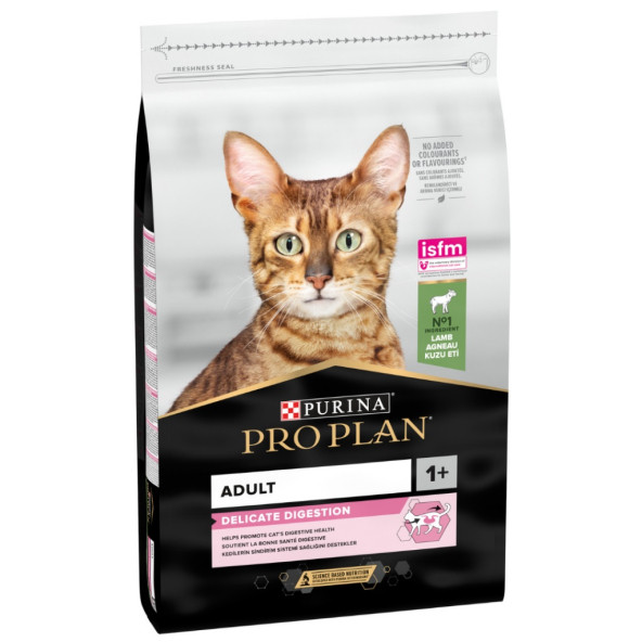 Proplan delicate kuzulu 10kg kuru kedi maması optidigest adult yetişkin seçici kedi maması ürün görseli 1