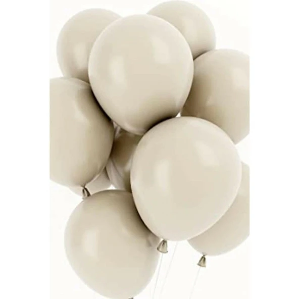 Retro Deniz Kumu Pastel Balon 5 li ürün görseli 1