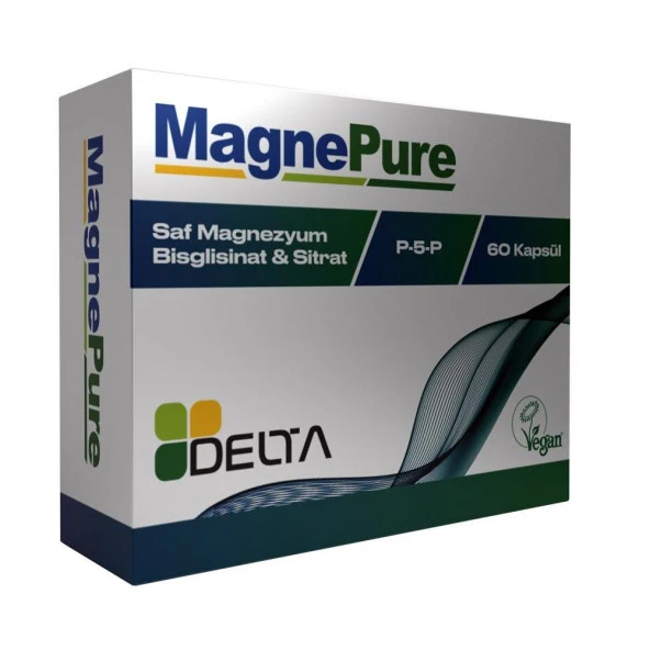 Magnepure Saf Magnezyum Bisglisinat ve Sitrat 60 Kapsül ürün görseli 1