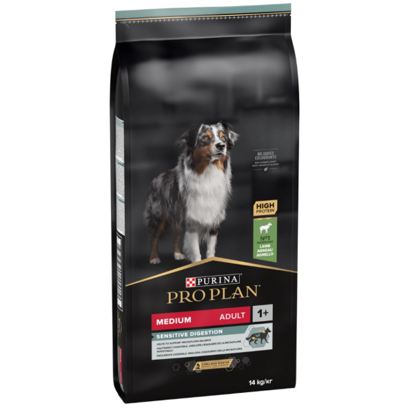Proplan medium adult kuzulu köpek 14kg sensitive digestion kuzulu yetişkin köpek maması ürün görseli 1