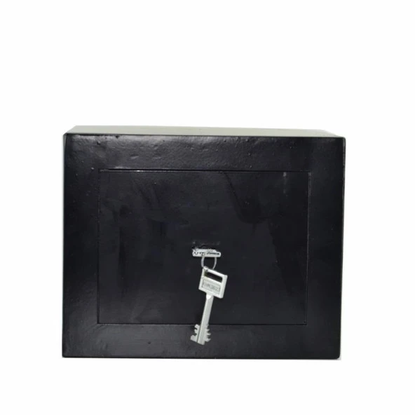 Anahtarlı Ev Ofis Kasası Çelik Kasa 30x19x27 Cm ürün görseli 1