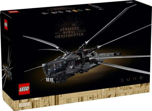 LEGO Icons 10327 Dune Atreides Royal Ornithopter ürün görseli 1