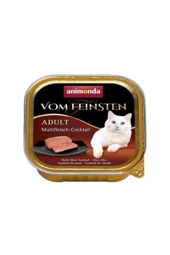 Animonda Vom Feinsten Tahılsız Karışık Etli Kedi Konserve 100 gr ürün görseli 1