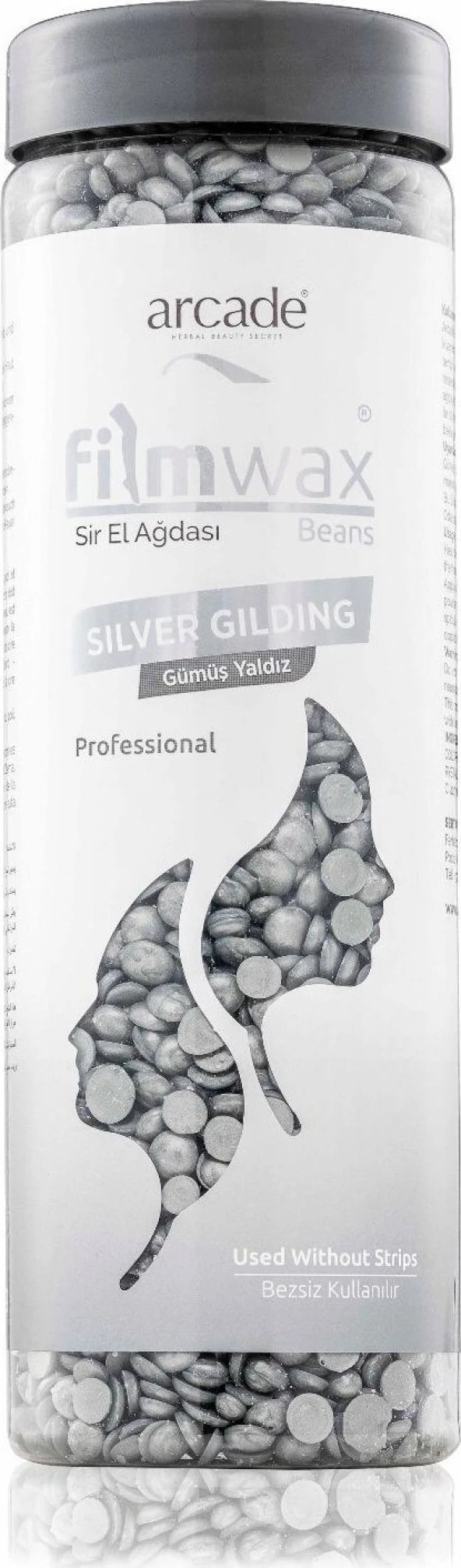 Arcade Filmwax Boncuklu Sir El Ağda 400 Gr Silver Gilding Gümüş Yaldız ürün görseli 1