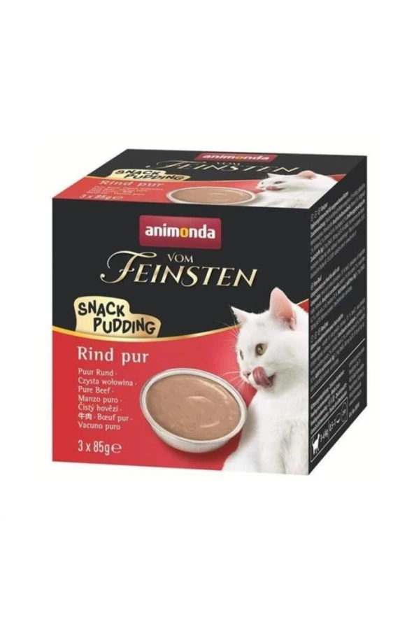 Animonda Vom Feinsten Tahılsız Dana Etli Kedi Ödül Pudingi 3 X 85 Gr ürün görseli 1