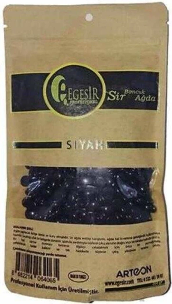 Ege Sir Boncuk Ağda Siyah 200 gr ürün görseli 1