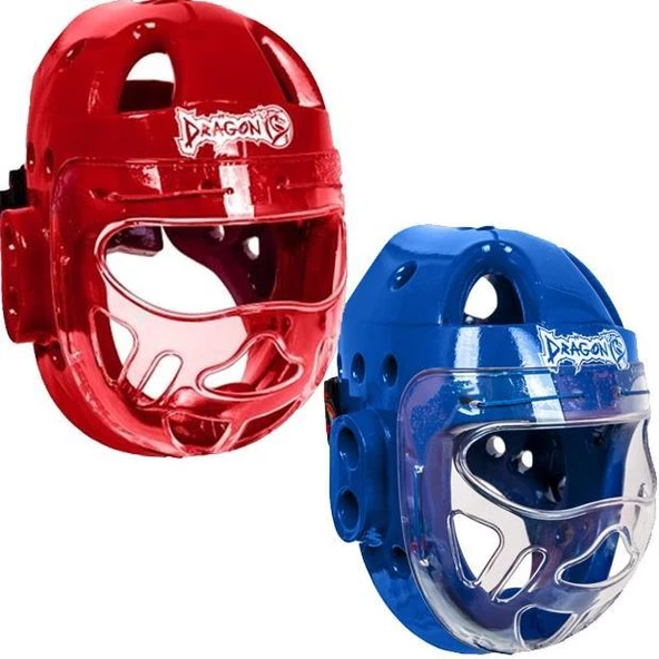 DragonDo 11888 Maskeli Taekwondo Kaskı Kapalı Kask ürün görseli 1