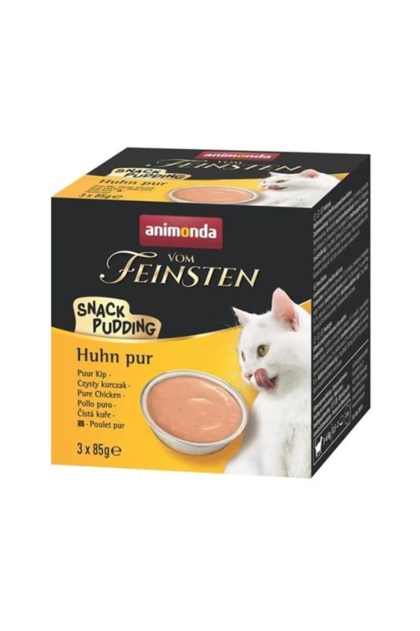 Animonda Vom Feinsten Tahılsız Tavuk Etli Kedi Ödül Pudingi 3 X 85Gr ürün görseli 1