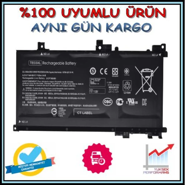 Hp Pavilion 15-BC002NT W7Z66EA Batarya Pil ürün görseli 1