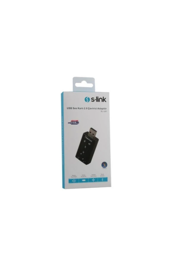 Sl-U61 Usb Ses Kartı 2.0 Çevirici Adaptör ürün görseli 1