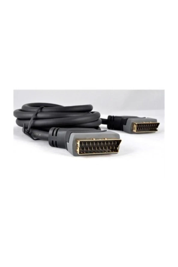 Scart Kablosu 24k Altın 2 Metre - Resim 3