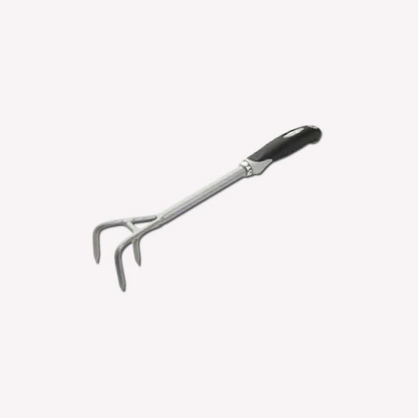 Üç Uçlu Çelik Tırmık 40 cm ürün görseli 1