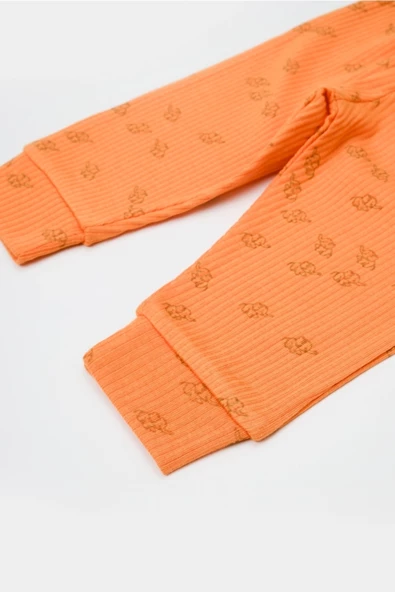 Bebek 3’lü Takım (Pantolon, Uzun Kol T-shirt, Şapka), Bebek ve Yenidoğan Serisi - CSYM25505 - Resim 7