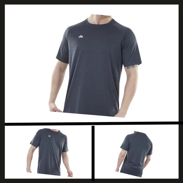 Uyguna-Yakala Antrasit (600614) Alpinist Mission Ultra Dry Erkek T-shirt-TSH.448 ürün görseli 1