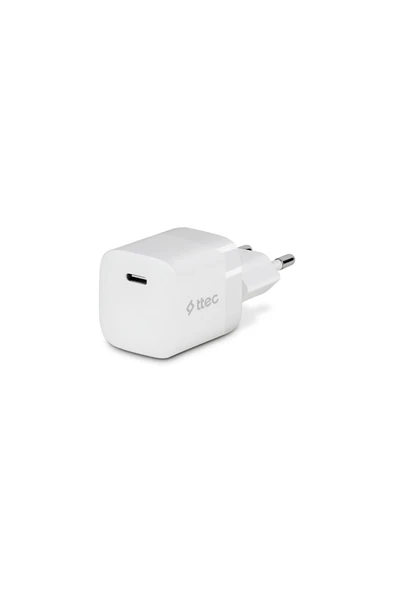 Ttec Smartcharger 30W Pd Usb-C Seyahat Hızlı Şarj Aleti Beyaz ürün görseli 1