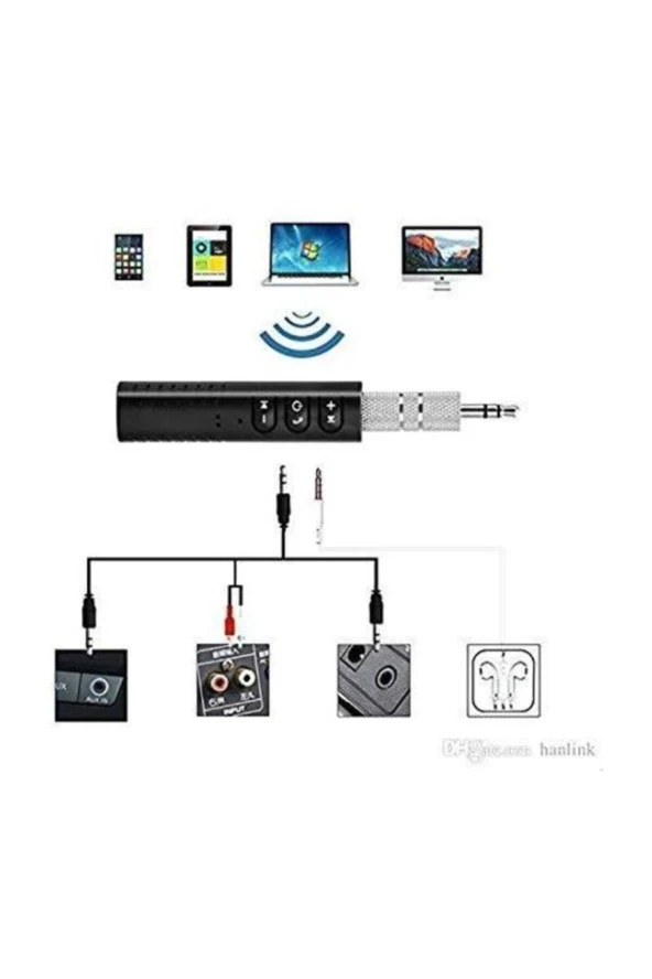 Bluetooth Aux Kiti Araç kiti 3,5 mm Aux Ses Bluetooth Adaptör ürün görseli 1