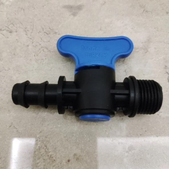 Damlama Sulama Plastik Küresel Mini Vana 100 Adet 16 Mm 3/4" ürün görseli 1