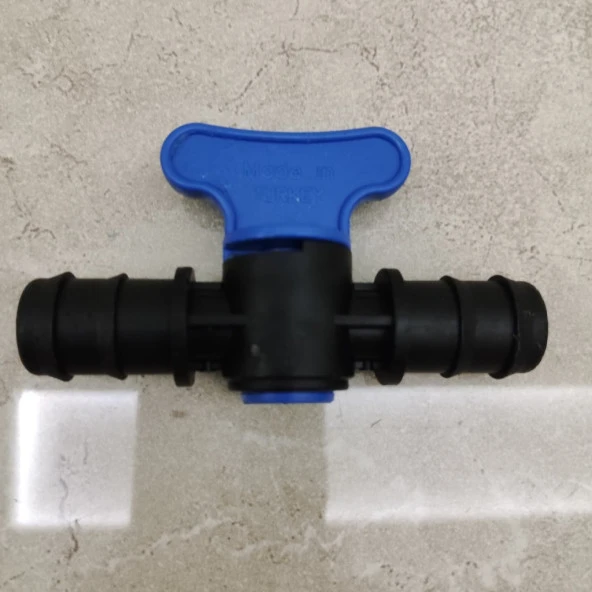 Damlama Sulama Plastik Küresel Mini Vana 100 Adet 20 Mm Kurt Ağzı ürün görseli 1