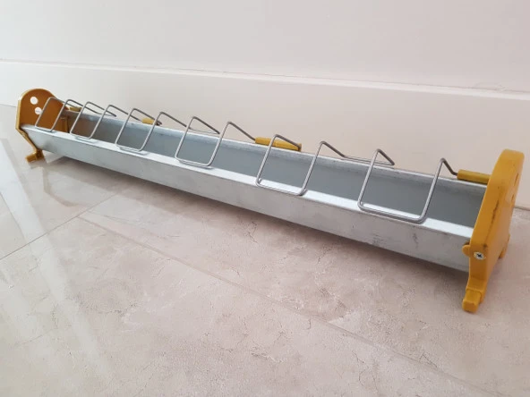 Güvercin Civciv Metal Galvaniz Yemlik 75 Cm 2  Adet ürün görseli 1