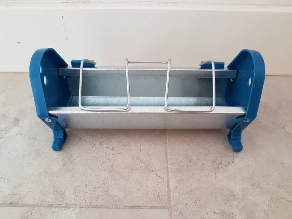 Güvercin Civciv Metal Galvaniz Yemlik 25  Cm ürün görseli 1