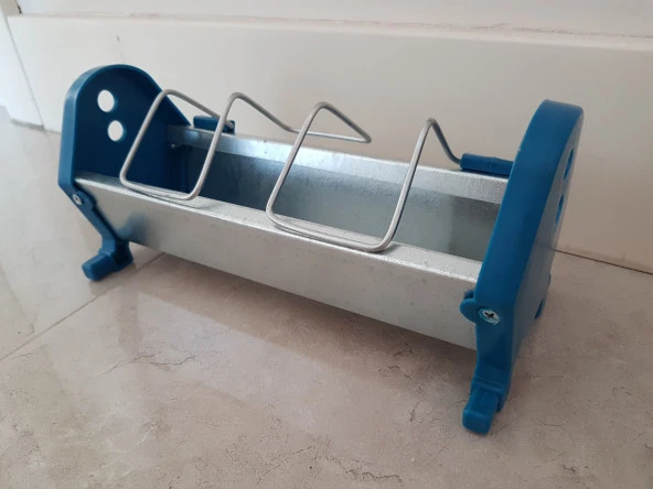 Güvercin Civciv Metal Galvaniz Yemlik 25 Cm 2  Adet ürün görseli 1
