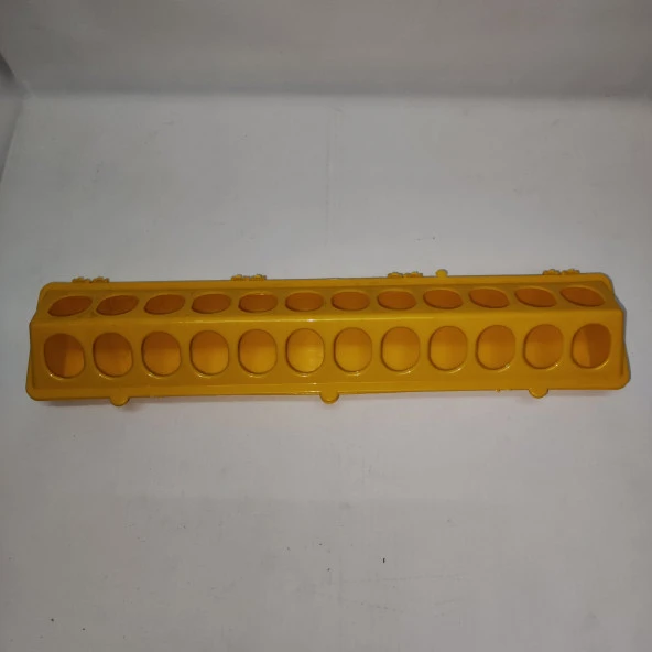 Civciv Kuş Güvercin Yemlik Plastik 50 Cm 8  Adet ürün görseli 1