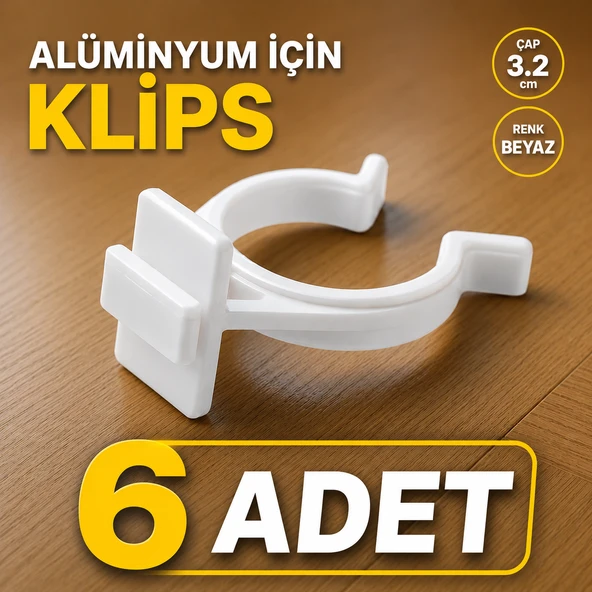 6 ADET Alüminyum Baza Klipsi Mutfak Dolap Tezgah Alt Kısım Kapatma Kılips Mobilya Ayak Tutucu Toka ürün görseli 1