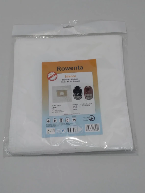 ROWENTA SİLENCE SENTETİK ( 3 PAKET 15 ADET ) ürün görseli 1