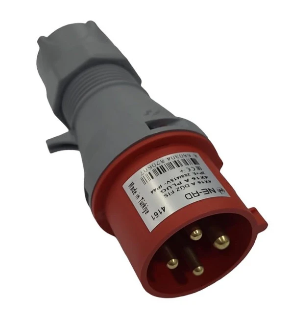 Ne-Ad 4x16A Düz Fiş CEE Norm ürün görseli 1