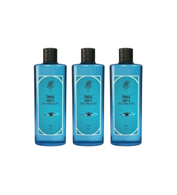 Rebul Rebul Aqua Kolonya Cam Şişe 270 Ml*3 Adet ürün görseli 1