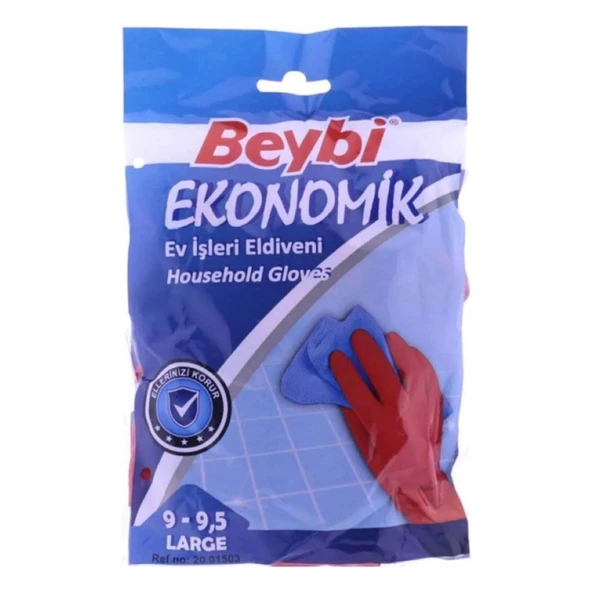 BEYBİ EKO LASTİK ELDİVEN NO: 9-9.5 (1 ÇİFT) - Resim 3