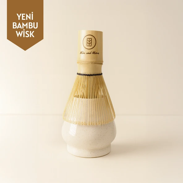 Matcha Whisk El Yapımı Özel Bambu Köpürtücü - Resim 4