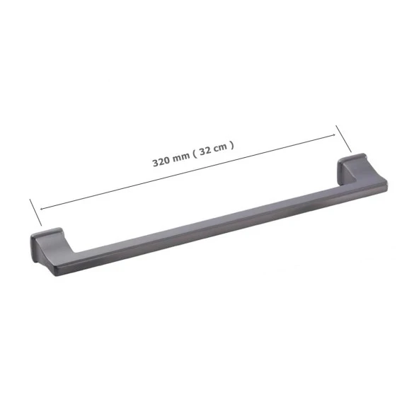 Doğanlar Techno 320 mm Mobilya Kulp Antrasit - Resim 2