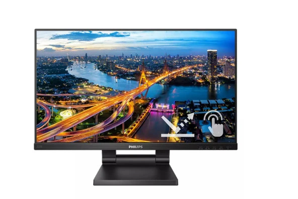 PHILIPS 222B1TC/00-21.5" IPS WLED VGA DP HDMI-SmoothTouch özellikli LCD monitör ürün görseli 1