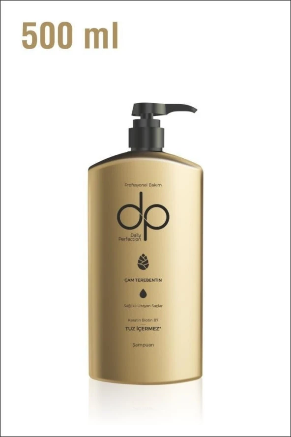 Dp Daily Perfection Şampuan Çam Terebentin Tuzsuz 2 Adet x 500 ml ürün görseli 1