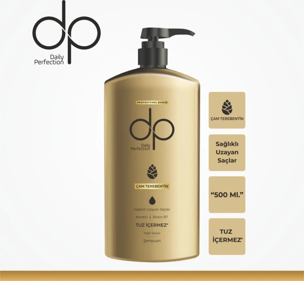 Dp Daily Perfection Çam Terebentin Tuzsuz Şampuan 500 ml ürün görseli 1