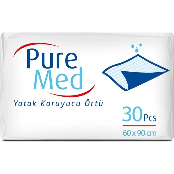 Puremed Yetişkin Yatak Koruyucu 60*90CM 30 Adet Tekli Pk ürün görseli 1