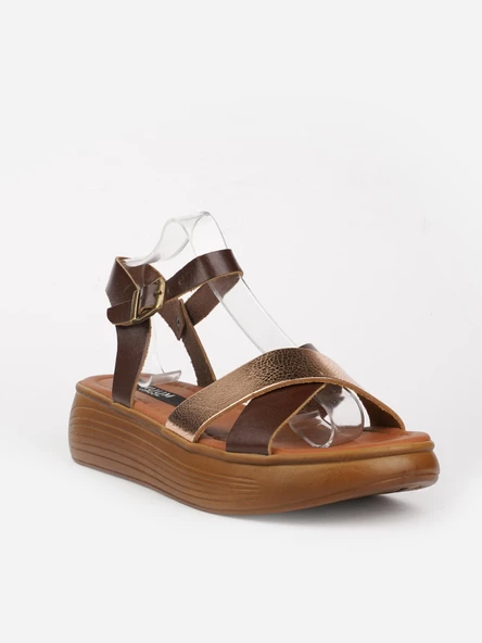 KUUM LONDON Orthopedix K8409 Hakiki Deri Kadın Sandalet ürün görseli 1